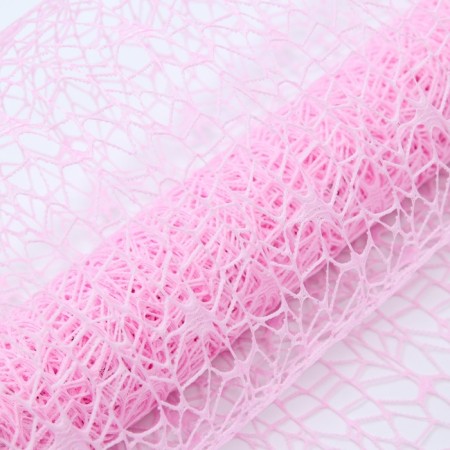 Crooster flowers grid, pink, 0.5 x 4.5 m-2
