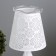 Aroma lace with backlight "pattern" E27 40W+RGB white 13x13x30 cm