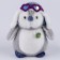 New Year's soft toy "Penguin", in a hat, for the New Year