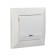 Switch Luazon Lighting "Antei", 10 A, 1 key, with backlight, hidden white