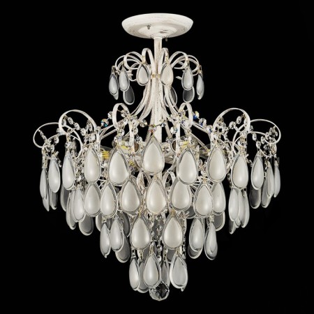 Ceiling EVOLUCE lamp. Sle160302-06. Magonza. 6x60 watts, E14, 50x50x75 cm, golden color-15