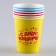 A one -time paper glass "Happy Birthday" (set of 6 pcs), 250 ml