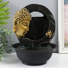 The desktop fountain from the network, backlight 