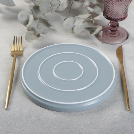 Ceramic dessert plate "Grace", D = 20 cm-2