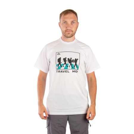T-shirt Payer Travel Mob, Cotton, White, Rr. XL