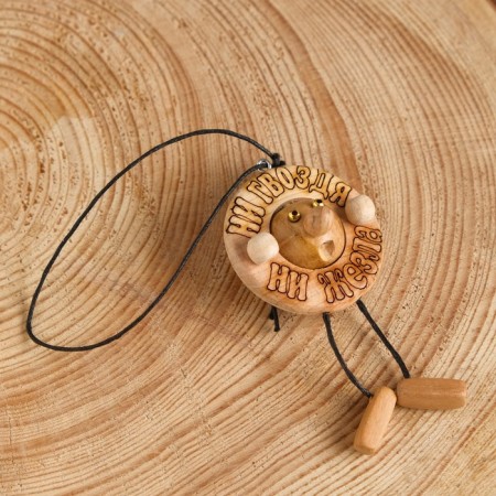 Suspension in the car "no nail, no wand", 7 cm, juniper-2