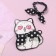 Glastic with ear ears "cat"