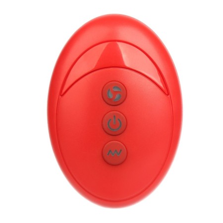 Vibrator for steam oats, flexible, silicone, remote control, burgundy-7