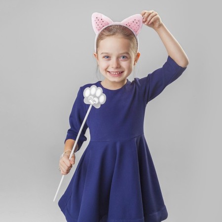 Carnival set "cat", rim, ears, tail, magic wand-6