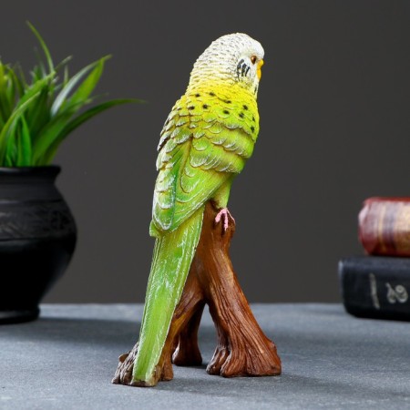 Figure "Green Parrot" 9,5x8x16.5cm-2