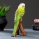 Figure "Green Parrot" 9,5x8x16.5cm