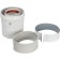 The chimney element coaxial stout SCA-6010-210100, adapter for the boiler vertical, 60/100