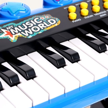 Synthesizer Floor "Musical World", light, sound effects, with a microphone-7