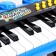 Synthesizer Floor "Musical World", light, sound effects, with a microphone