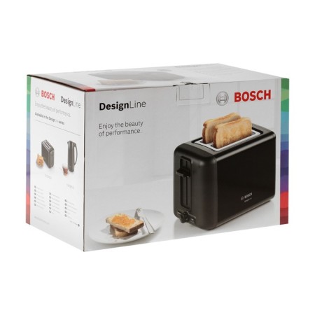 Toster Bosch Tat3P423, 970 W, 5 modes of frying, 2 toasts, black-7