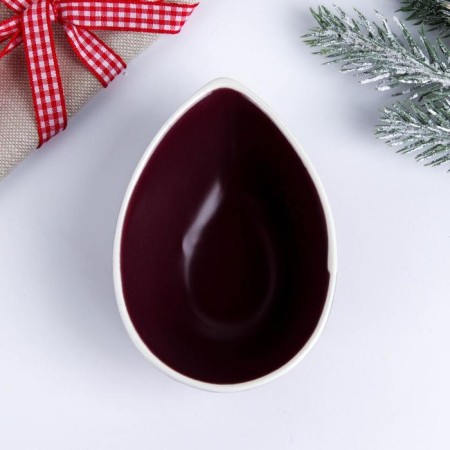 Saucer "everything will come true", raspberry, 10 x 7 cm-1