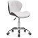 Computer chair Trizor Metal/Eco -leather, Chrome/Black/White 53x53x69 cm