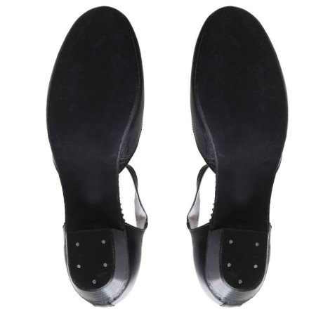 Women's tutorial shoes, insole length 23.5 cm, black color-3