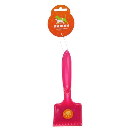 Brush - medium -sized packer with drops, base 59 x 49 mm, pink-7