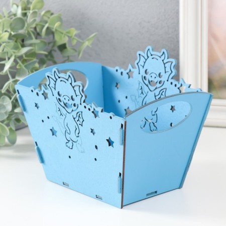 Dragnesh-jacket "Dragon" blue 18x12x14.5 cm (set of 5 parts)-2