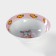 Plate ceramic deep shade “bunny's paw”, 400 ml, d = 15 cm, white color