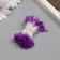 Stamens for artificial flowers gloss "risinki" purple set 360 pcs length 6 cm