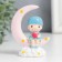 Souvenir Polystone "Baby for a month with a heart" 7.5x6 cm