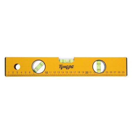 Aluminum tundra level, 3 eye, ruler, 300 mm-1