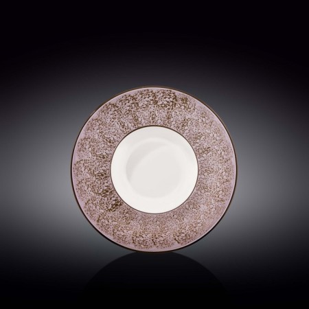 Deep plate Wilmax England Splach, D = 22.5 cm, 1.1 l, lavender color