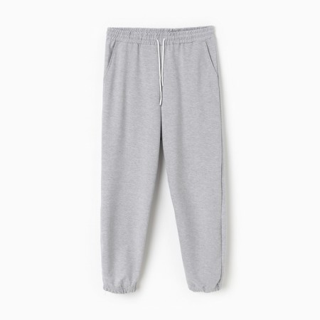 Men's pants, color gray melange, river 52