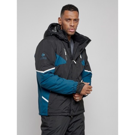 Male winter ski costume, size 56, black color-6