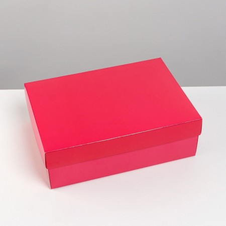 Gift folding box, packaging, Fuchsia, 21 x 15 x 7 cm-2