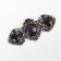 Decorative fastener, 6.3 × 2.8 cm, black color