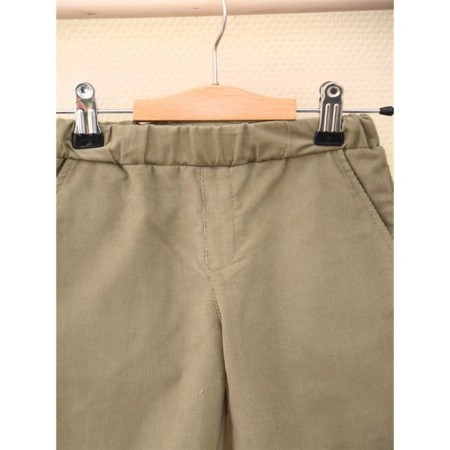 Children's trousers, khaki color, height 92 cm-4