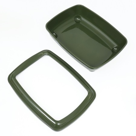A toilet for Maine Coons deep 56 x 43 x 15 cm, emerald-3