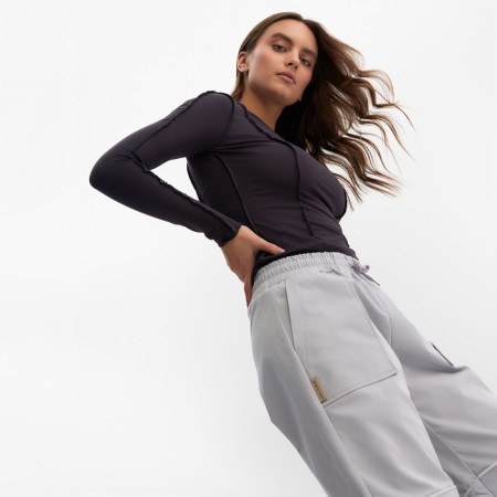 T -shirt with DL. Sleeve (longshit) Mist, p. 42, gray-3
