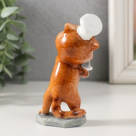 Souvenir Polystone Lac "cat chef" 6x5.5x10.5 cm-2