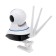 VIFI Luazon, CAM-06 video camera, smartphone control, 1.3MP, rotation 355, Microsd, white
