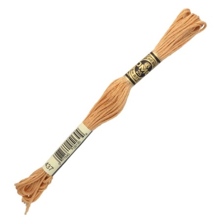 The threads of the DMC 117 (437), 12 pcs. packaged