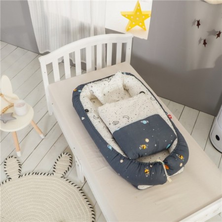 Sleeping Nest "Cosmos", blue color-5