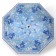 Mechanical “Ornament” umbrella, Eponge, 4 additions, 8 knitting needles, r = 47 cm, color mix