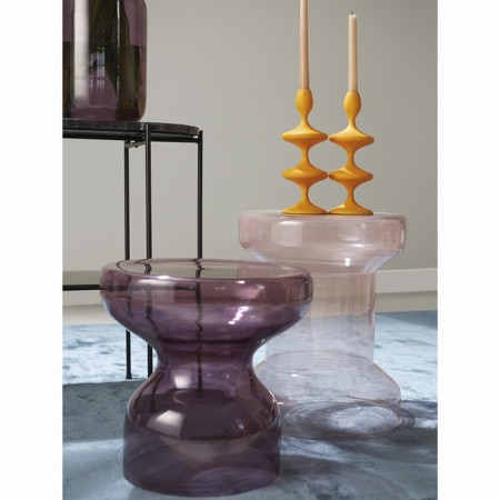 Coffee table Bergdys, 410 × 410 × 400 mm, plum color-1