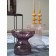 Coffee table Bergdys, 410 × 410 × 400 mm, plum color
