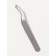 Pinzet No. 3 Narrow curved 9*1cm silver zip QF
