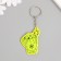 Froder plastic reflective "cocoa with marshmallows" 5.5x4.1 cm