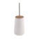 Axentia Bonja Wellness toilet set, from white dolomite, Ø 8.5 cm, height 35 cm