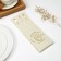 Envelope for cutlery of the share "rose" is Milk color, 9 x 25cm, 100% p/e, felt