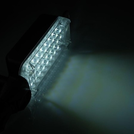Autonomous lamp, from batteries 2*18650 (in set), 34LED, 6500K, Bel. light-7