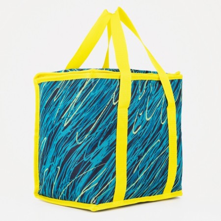 Thermosuma with lightning is 18 liters, the color is turquoise