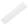Nosy aluminum knitting needles with 20 cm/2.5 mm coating